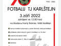 90. let fotbalu v Karlštejně