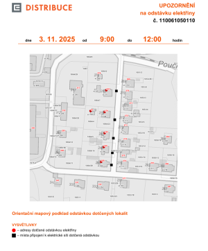 CEZ - odstavka elektriny